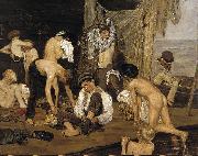 At the swimming bath Max Liebermann